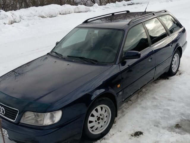 Синий Ауди А6, объемом двигателя 2 л и пробегом 470 тыс. км за 3000 $, фото 1 на Automoto.ua
