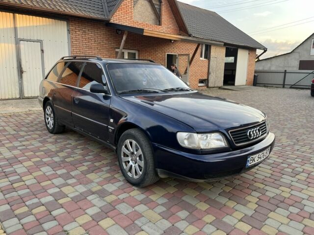Синий Ауди А6, объемом двигателя 2.5 л и пробегом 450 тыс. км за 3500 $, фото 1 на Automoto.ua