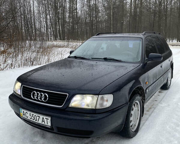 Синий Ауди А6, объемом двигателя 2.5 л и пробегом 311 тыс. км за 3100 $, фото 1 на Automoto.ua