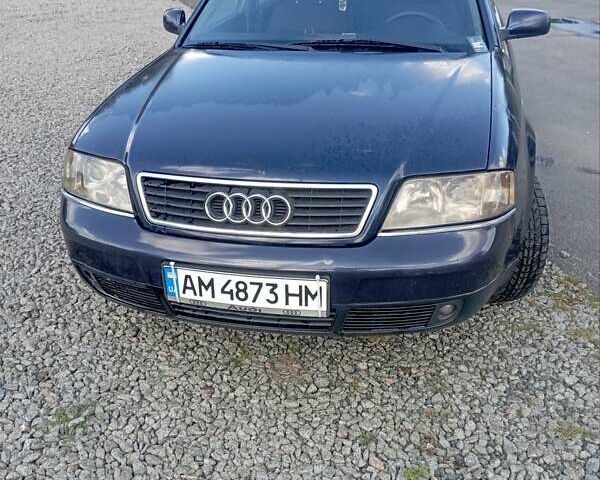 Синій Ауді А6, об'ємом двигуна 2.5 л та пробігом 388 тис. км за 2700 $, фото 1 на Automoto.ua