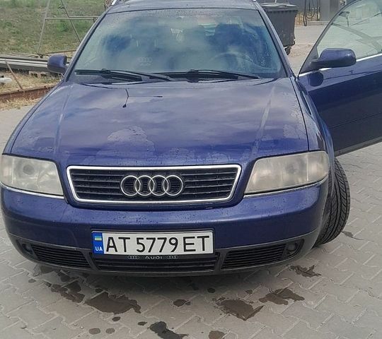 Синий Ауди А6, объемом двигателя 2.5 л и пробегом 380 тыс. км за 3300 $, фото 1 на Automoto.ua