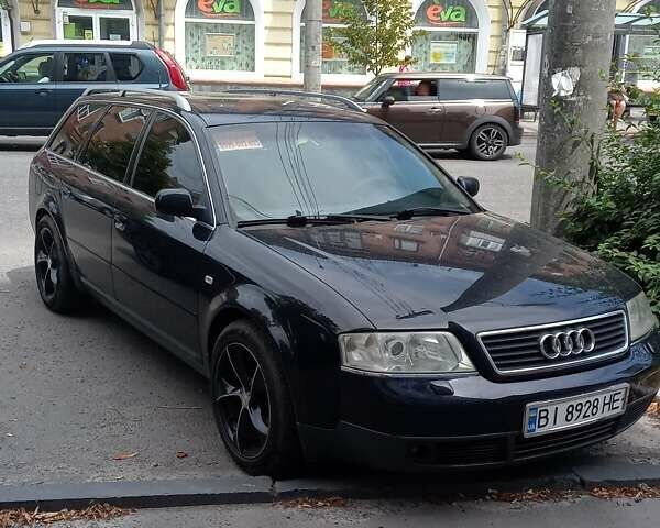 Синий Ауди А6, объемом двигателя 2.5 л и пробегом 300 тыс. км за 5000 $, фото 1 на Automoto.ua