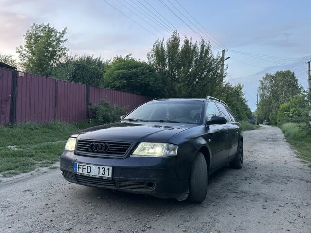 Синий Ауди А6, объемом двигателя 2.5 л и пробегом 415 тыс. км за 2200 $, фото 1 на Automoto.ua