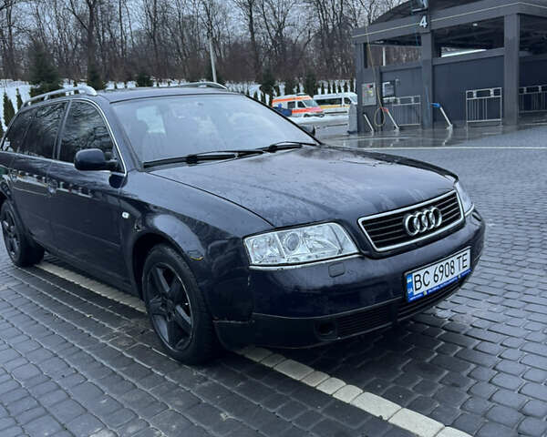 Синий Ауди А6, объемом двигателя 2.5 л и пробегом 453 тыс. км за 4000 $, фото 1 на Automoto.ua