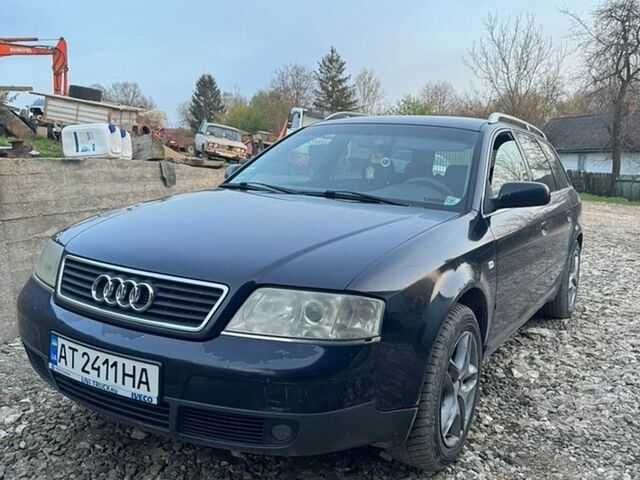 Синий Ауди А6, объемом двигателя 2.5 л и пробегом 390 тыс. км за 3000 $, фото 1 на Automoto.ua