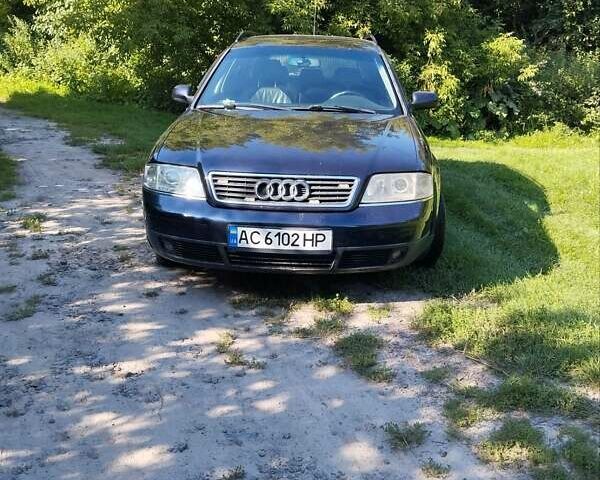 Синий Ауди А6, объемом двигателя 2.5 л и пробегом 355 тыс. км за 4000 $, фото 1 на Automoto.ua