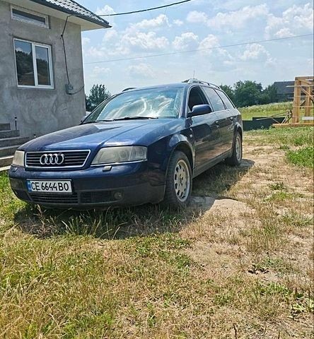 Синий Ауди А6, объемом двигателя 2.5 л и пробегом 453 тыс. км за 3650 $, фото 1 на Automoto.ua