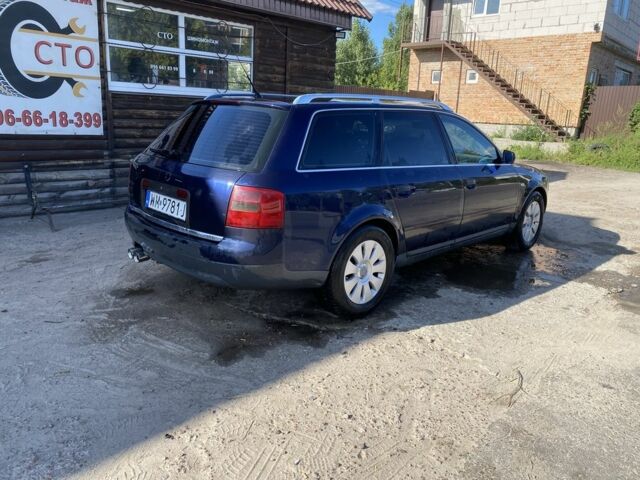 Синий Ауди А6, объемом двигателя 2.5 л и пробегом 321 тыс. км за 2000 $, фото 1 на Automoto.ua