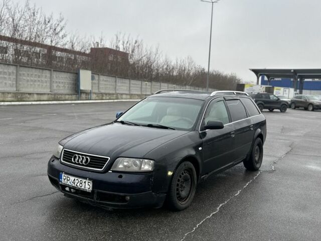 Синий Ауди А6, объемом двигателя 2.5 л и пробегом 334 тыс. км за 1000 $, фото 1 на Automoto.ua