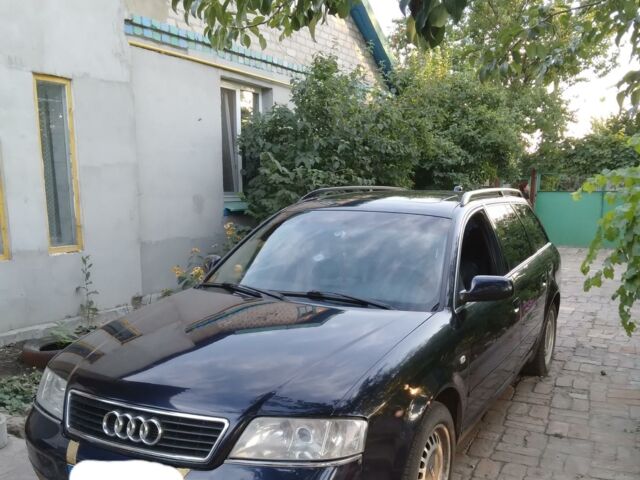 Синий Ауди А6, объемом двигателя 2.5 л и пробегом 380 тыс. км за 2500 $, фото 1 на Automoto.ua