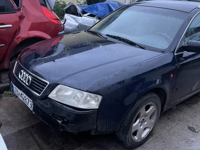 Синий Ауди А6, объемом двигателя 2.5 л и пробегом 380 тыс. км за 750 $, фото 1 на Automoto.ua