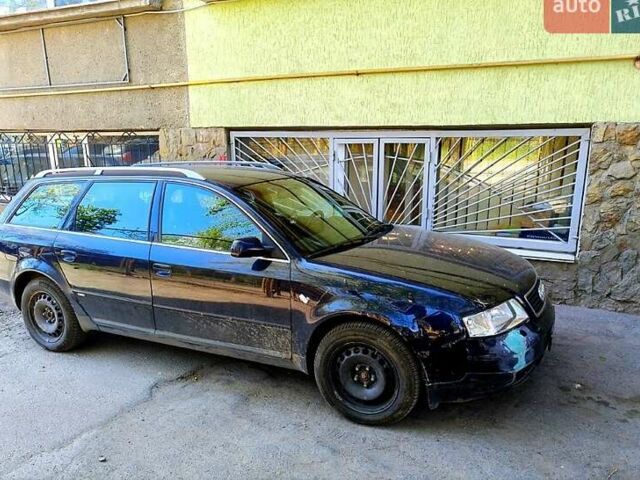 Синий Ауди А6, объемом двигателя 2.5 л и пробегом 286 тыс. км за 3200 $, фото 1 на Automoto.ua
