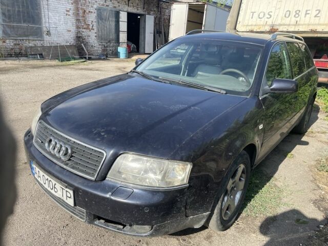 Синий Ауди А6, объемом двигателя 2.5 л и пробегом 420 тыс. км за 4500 $, фото 1 на Automoto.ua