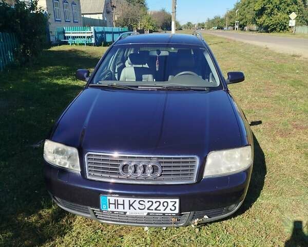 Синій Ауді А6, об'ємом двигуна 2.5 л та пробігом 319 тис. км за 2800 $, фото 1 на Automoto.ua