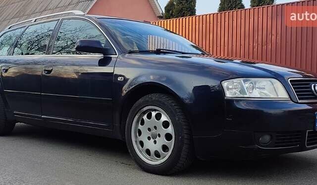 Синий Ауди А6, объемом двигателя 2.5 л и пробегом 395 тыс. км за 4800 $, фото 1 на Automoto.ua