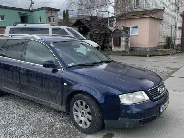 Синий Ауди А6, объемом двигателя 2.5 л и пробегом 459 тыс. км за 2000 $, фото 1 на Automoto.ua
