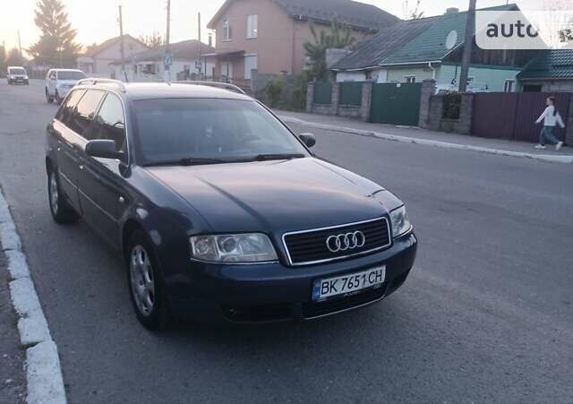 Синий Ауди А6, объемом двигателя 2.5 л и пробегом 401 тыс. км за 3650 $, фото 1 на Automoto.ua