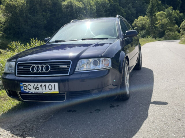Синий Ауди А6, объемом двигателя 2.5 л и пробегом 345 тыс. км за 3600 $, фото 1 на Automoto.ua