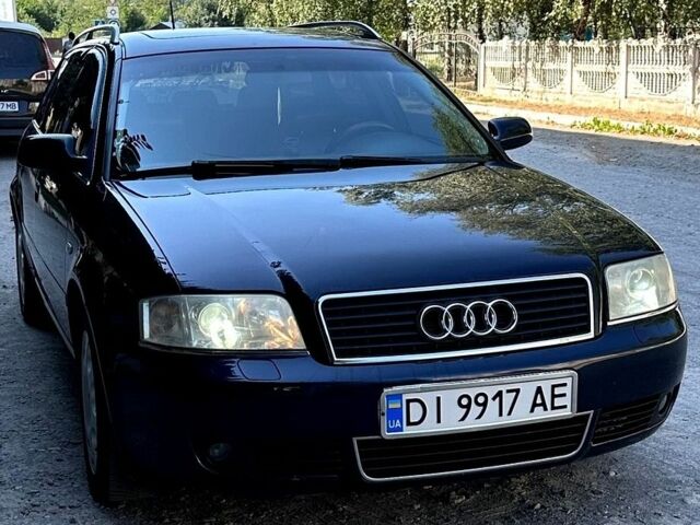 Синий Ауди А6, объемом двигателя 2.5 л и пробегом 298 тыс. км за 5000 $, фото 1 на Automoto.ua