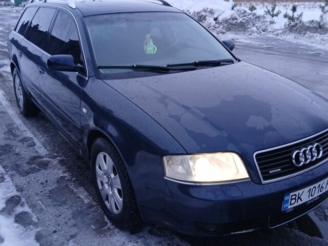 Синий Ауди А6, объемом двигателя 2.5 л и пробегом 368 тыс. км за 4300 $, фото 1 на Automoto.ua