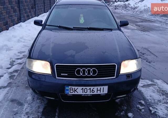 Синий Ауди А6, объемом двигателя 2.5 л и пробегом 368 тыс. км за 4300 $, фото 1 на Automoto.ua