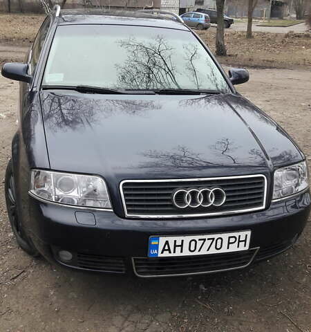 Синий Ауди А6, объемом двигателя 2.5 л и пробегом 290 тыс. км за 6000 $, фото 1 на Automoto.ua