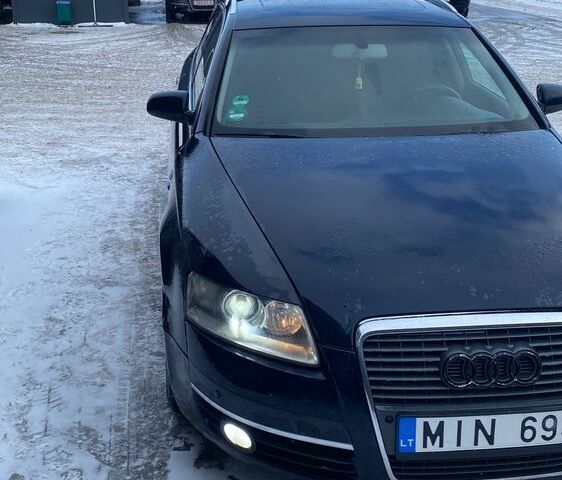 Синий Ауди А6, объемом двигателя 3 л и пробегом 428 тыс. км за 4000 $, фото 1 на Automoto.ua