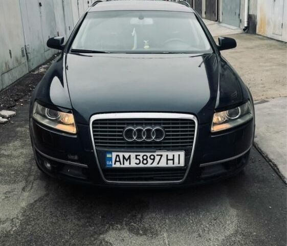 Синий Ауди А6, объемом двигателя 2.7 л и пробегом 436 тыс. км за 7000 $, фото 1 на Automoto.ua