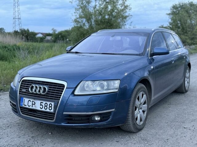 Синий Ауди А6, объемом двигателя 3 л и пробегом 300 тыс. км за 3950 $, фото 1 на Automoto.ua