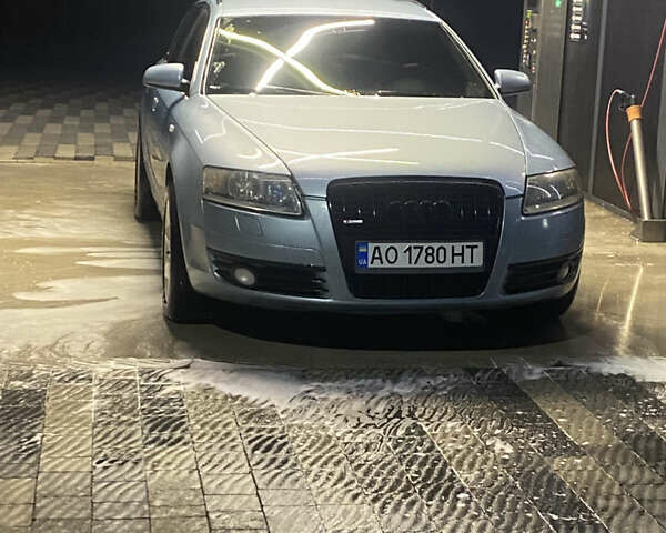 Синий Ауди А6, объемом двигателя 3 л и пробегом 370 тыс. км за 6800 $, фото 1 на Automoto.ua
