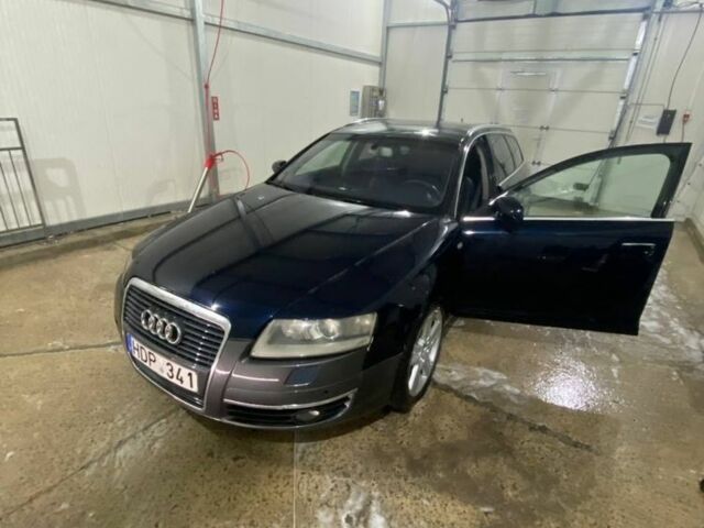 Синий Ауди А6, объемом двигателя 3 л и пробегом 384 тыс. км за 3500 $, фото 1 на Automoto.ua
