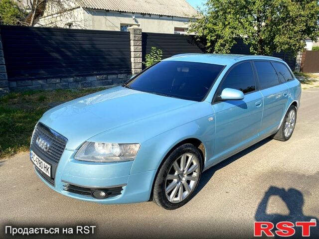 Синий Ауди А6, объемом двигателя 2 л и пробегом 285 тыс. км за 6600 $, фото 1 на Automoto.ua