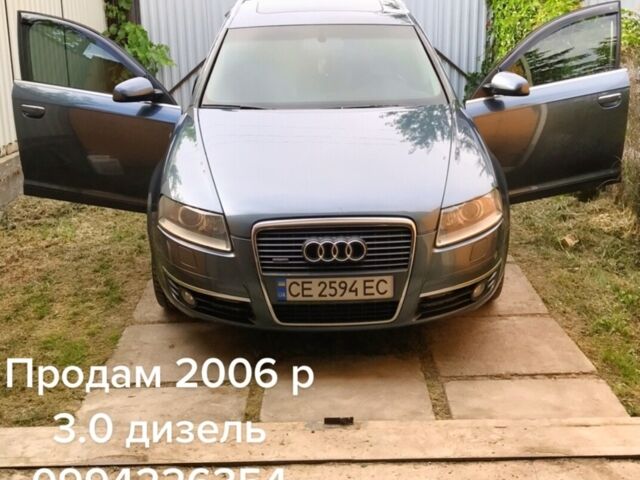 Синий Ауди А6, объемом двигателя 3 л и пробегом 375 тыс. км за 8400 $, фото 1 на Automoto.ua