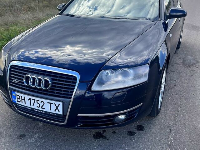 Синий Ауди А6, объемом двигателя 3 л и пробегом 200 тыс. км за 8600 $, фото 1 на Automoto.ua