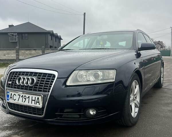 Синий Ауди А6, объемом двигателя 3 л и пробегом 210 тыс. км за 9200 $, фото 1 на Automoto.ua