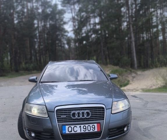 Синий Ауди А6, объемом двигателя 3 л и пробегом 380 тыс. км за 3550 $, фото 1 на Automoto.ua