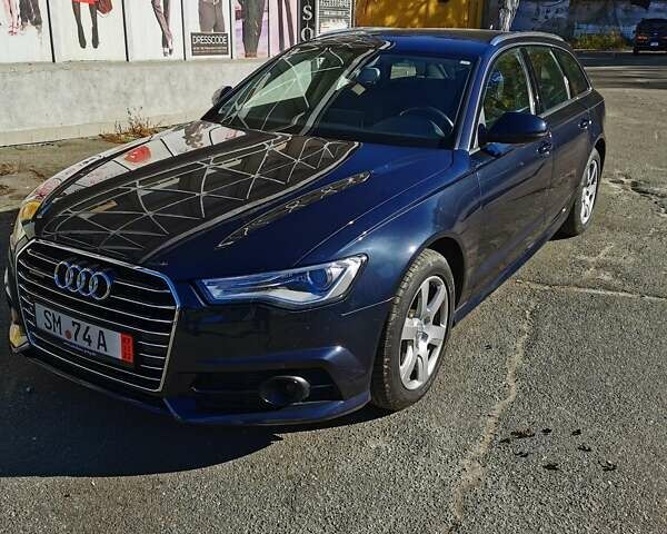 Синий Ауди А6, объемом двигателя 2 л и пробегом 123 тыс. км за 28500 $, фото 1 на Automoto.ua
