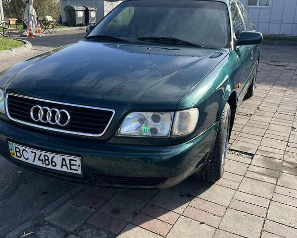 Зеленый Ауди А6, объемом двигателя 2 л и пробегом 500 тыс. км за 2500 $, фото 1 на Automoto.ua