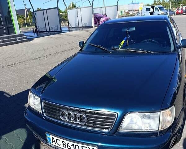 Зеленый Ауди А6, объемом двигателя 2.6 л и пробегом 440 тыс. км за 3700 $, фото 1 на Automoto.ua