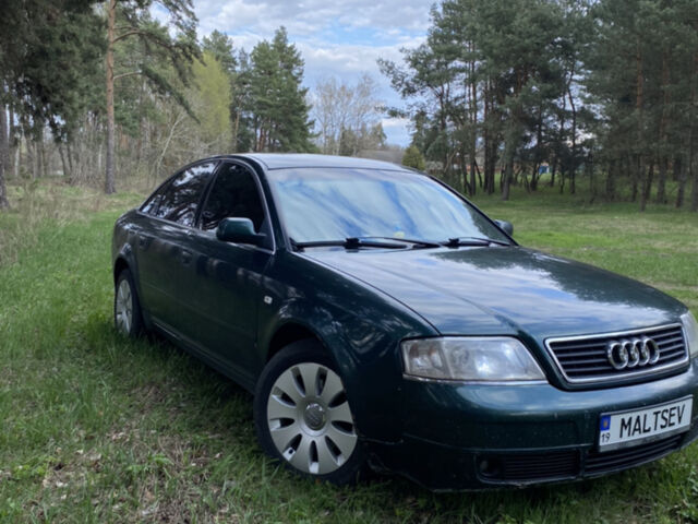 Зеленый Ауди А6, объемом двигателя 2.5 л и пробегом 420 тыс. км за 3800 $, фото 1 на Automoto.ua