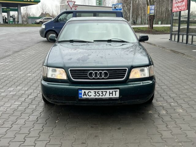 Зелений Ауді А6, об'ємом двигуна 2.6 л та пробігом 350 тис. км за 1500 $, фото 1 на Automoto.ua