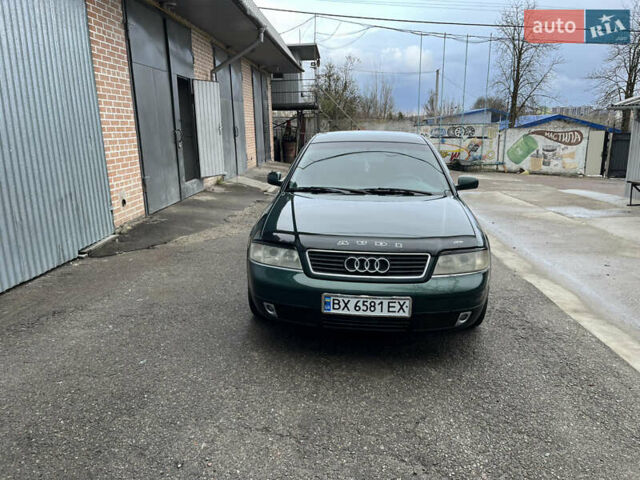 Зеленый Ауди А6, объемом двигателя 1.78 л и пробегом 299 тыс. км за 5000 $, фото 1 на Automoto.ua