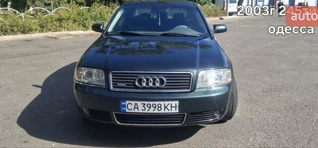 Зеленый Ауди А6, объемом двигателя 3 л и пробегом 245 тыс. км за 4600 $, фото 1 на Automoto.ua