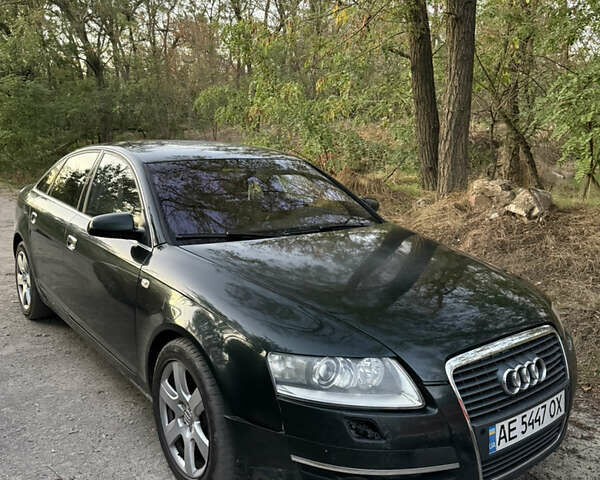 Зеленый Ауди А6, объемом двигателя 3 л и пробегом 253 тыс. км за 8400 $, фото 1 на Automoto.ua