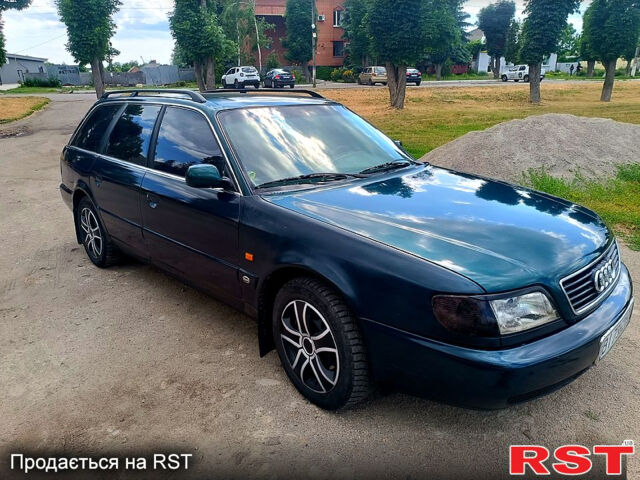 Зеленый Ауди А6, объемом двигателя 2.8 л и пробегом 452 тыс. км за 3500 $, фото 1 на Automoto.ua