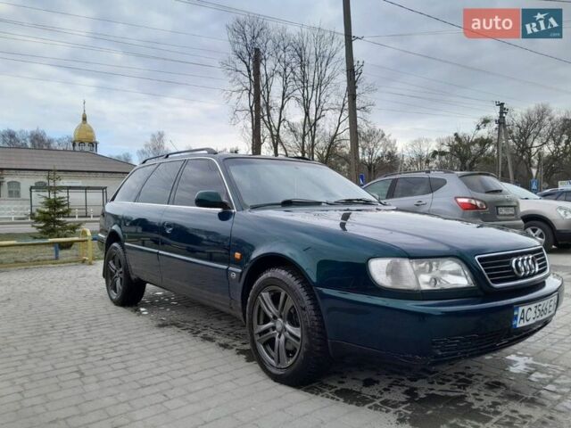 Зеленый Ауди А6, объемом двигателя 2.6 л и пробегом 427 тыс. км за 3500 $, фото 1 на Automoto.ua