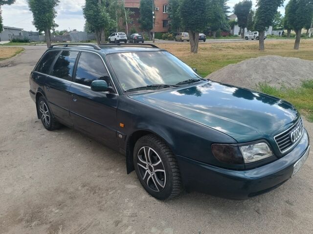 Зеленый Ауди А6, объемом двигателя 2.8 л и пробегом 452 тыс. км за 3100 $, фото 1 на Automoto.ua