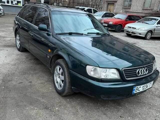 Зеленый Ауди А6, объемом двигателя 2.5 л и пробегом 250 тыс. км за 3300 $, фото 1 на Automoto.ua