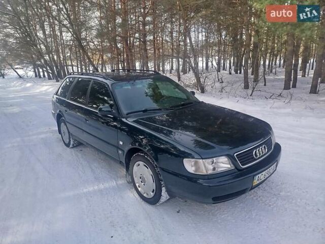 Зеленый Ауди А6, объемом двигателя 2.5 л и пробегом 422 тыс. км за 3950 $, фото 1 на Automoto.ua