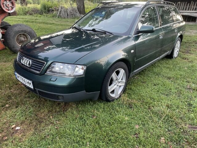 Зеленый Ауди А6, объемом двигателя 2.5 л и пробегом 350 тыс. км за 3800 $, фото 1 на Automoto.ua